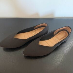 Kelly & Katie Black Ballet Flats